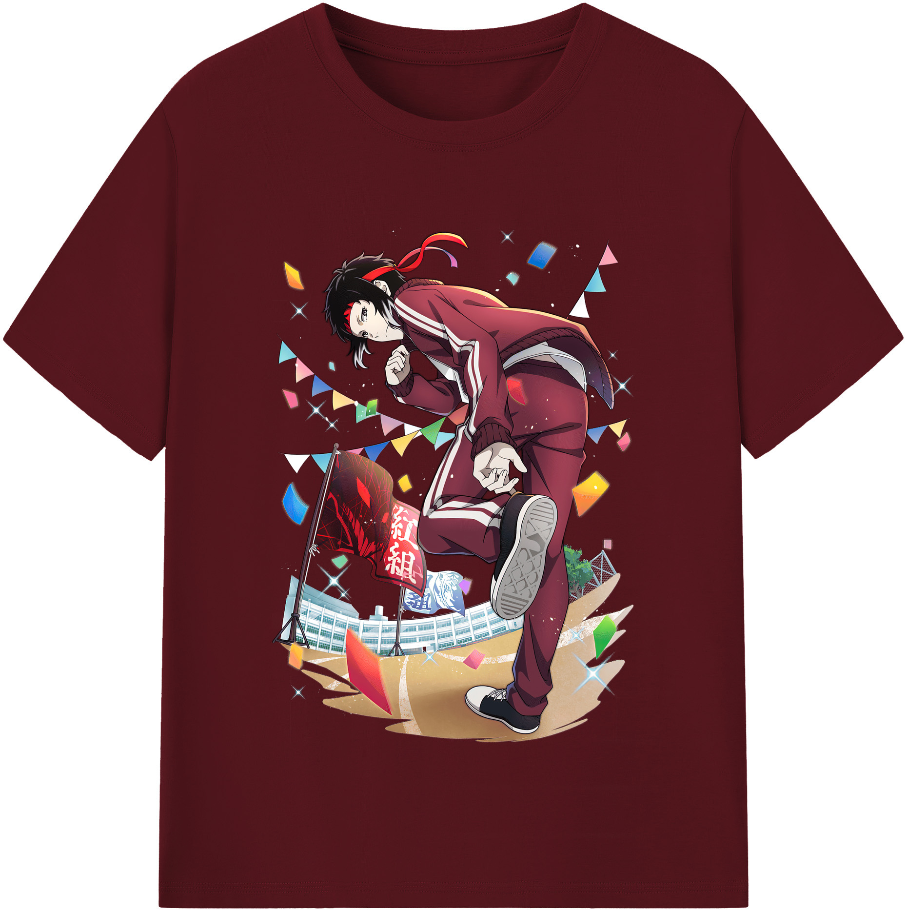 （画像用） 文豪ストレイドッグス Bungo Stray Dogs 綿100％半袖Tシャツ（フロントプリント）